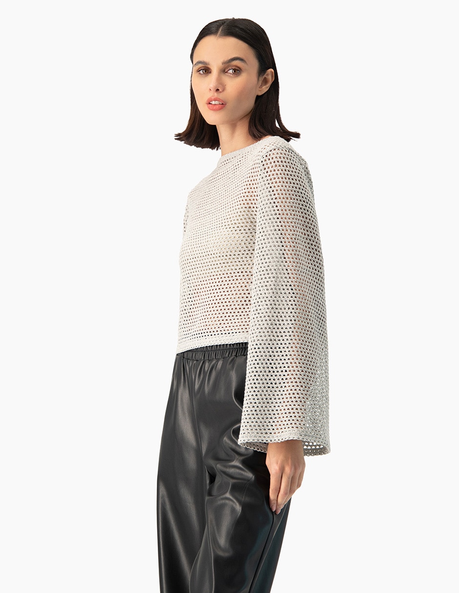 Blusa manga larga para mujer 5