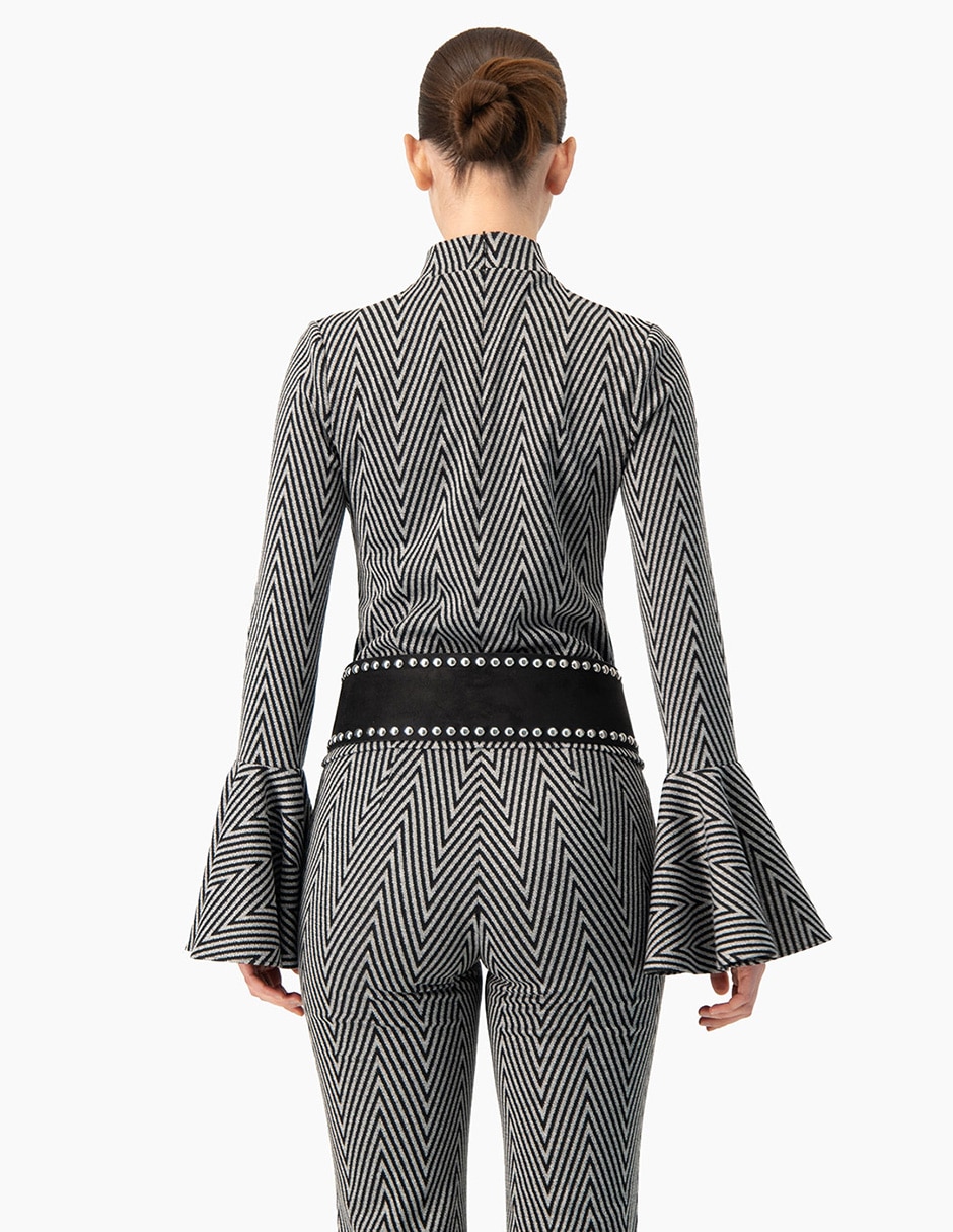Blusa manga larga para mujer 7