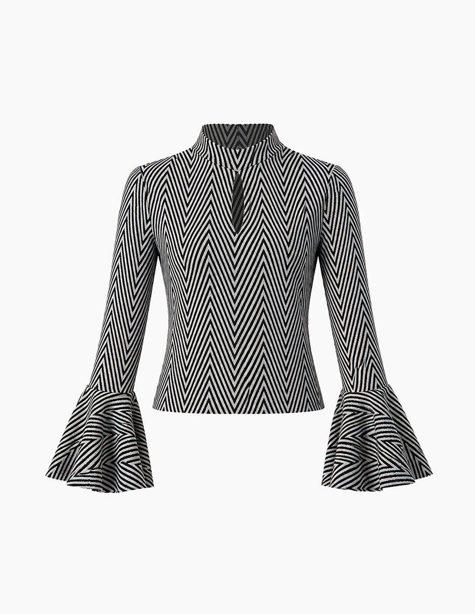 Blusa manga larga para mujer 3