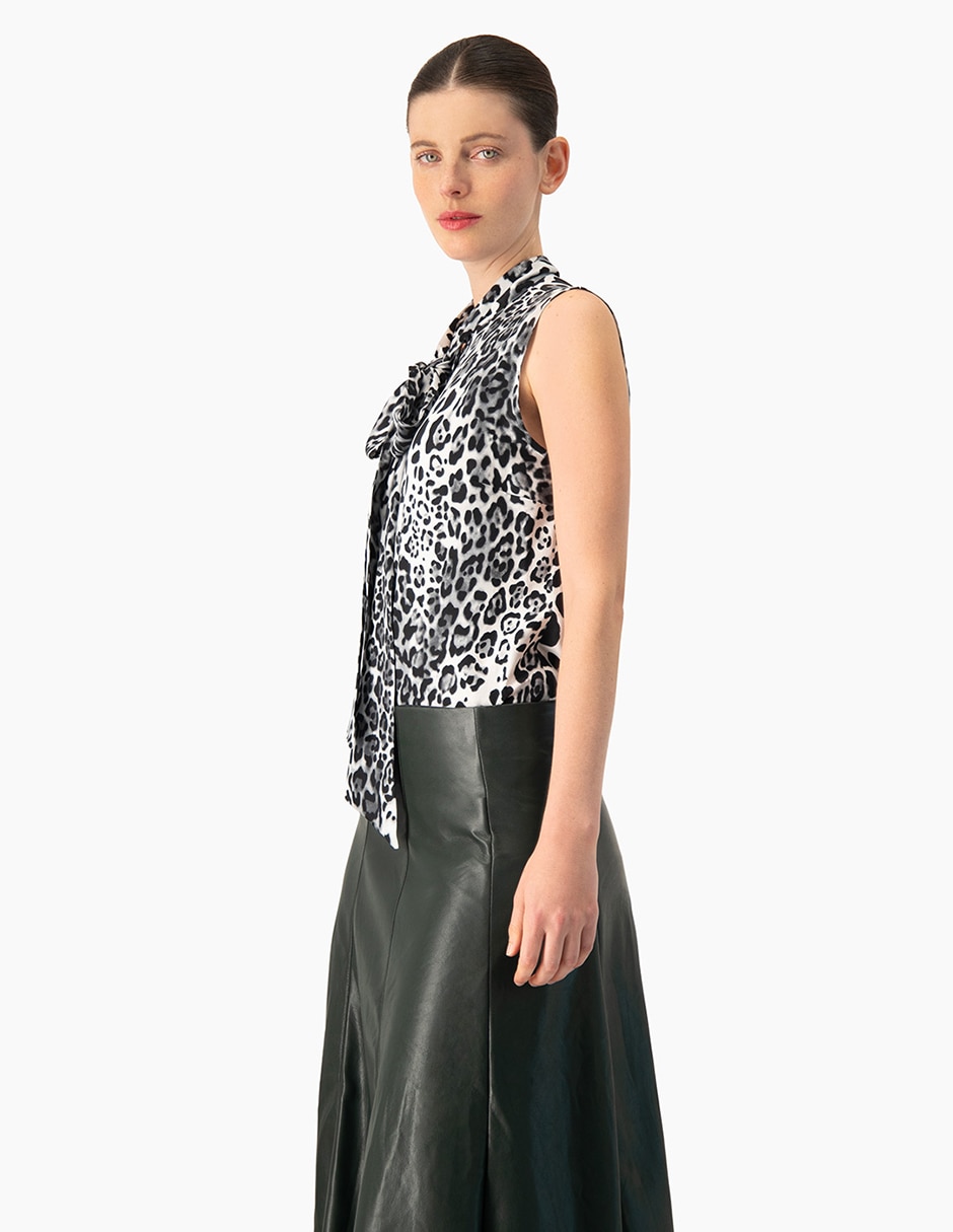 Blusa Adolfo Dominguez manga al codo para mujer 5