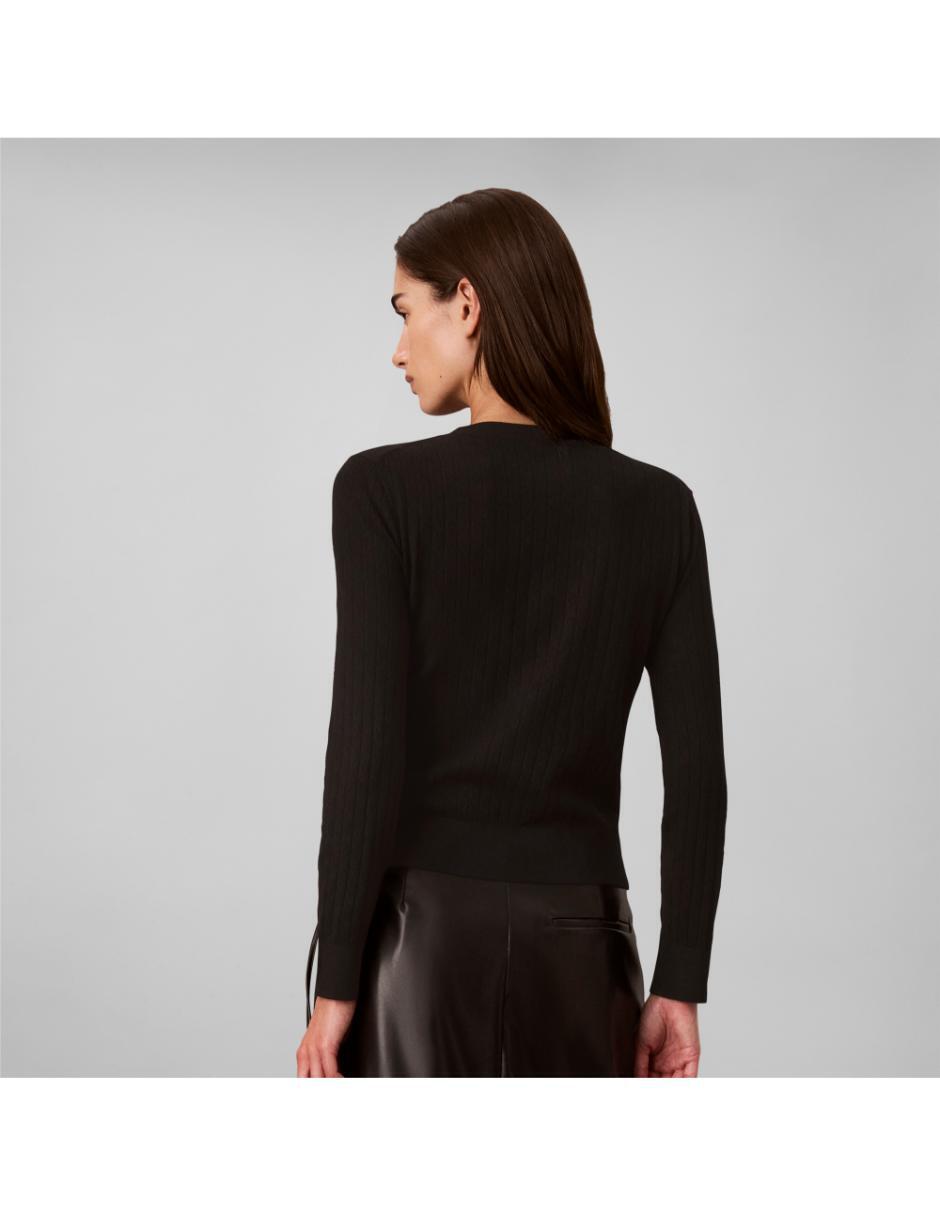 Suéter cuello v para mujer