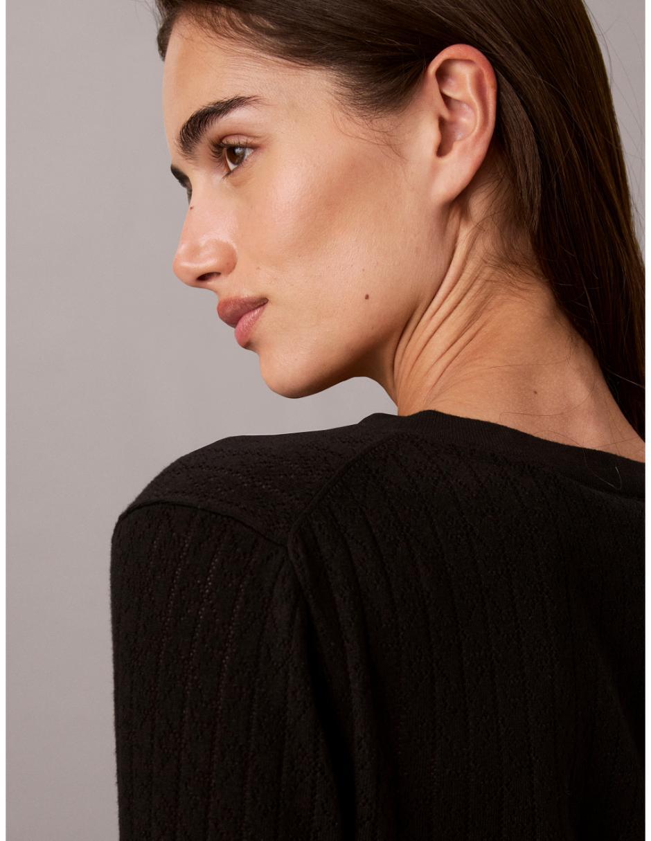 Suéter cuello v para mujer