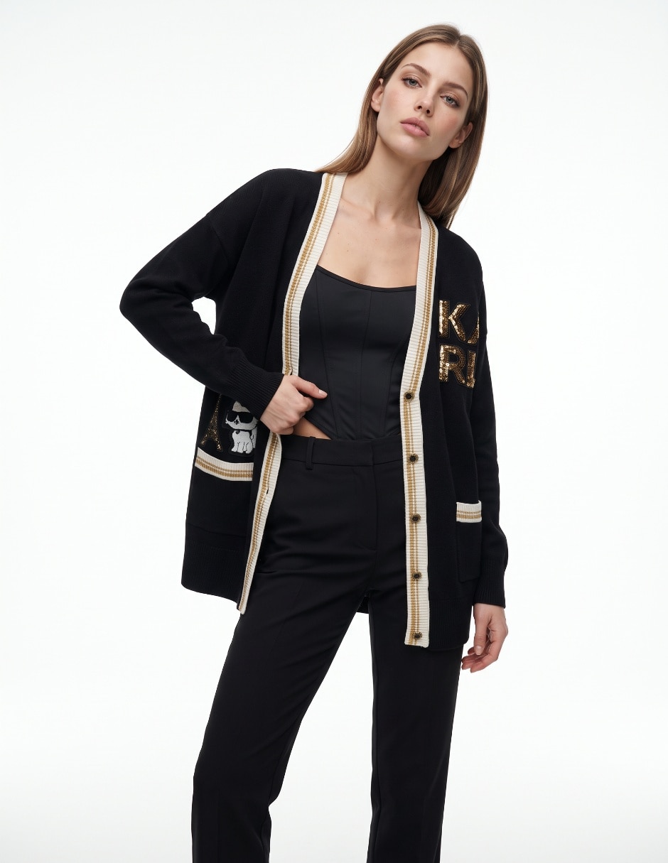 Suéter cuello redondo para mujer