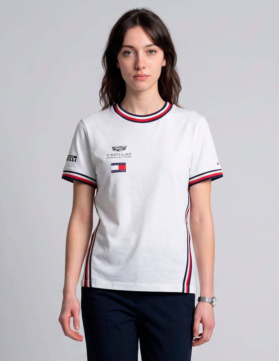 PLAYERA manga Corta CADILLAC REPLICA cuello Redondo para mujer PLAYERA manga Corta CADILLAC REPLICA cuello Redondo para mujer
