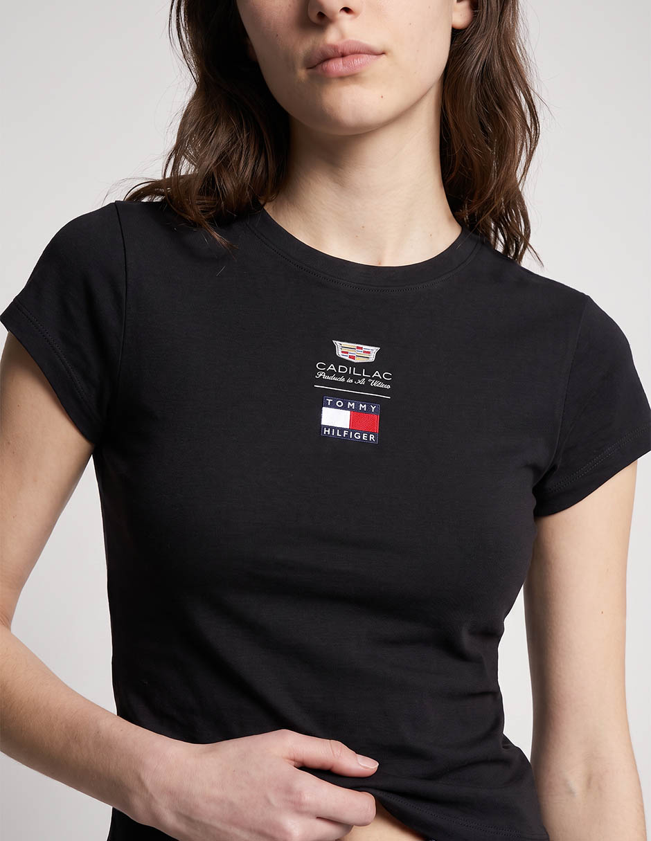 PLAYERA manga Corta CADILLAC cuello Redondo para mujer 3