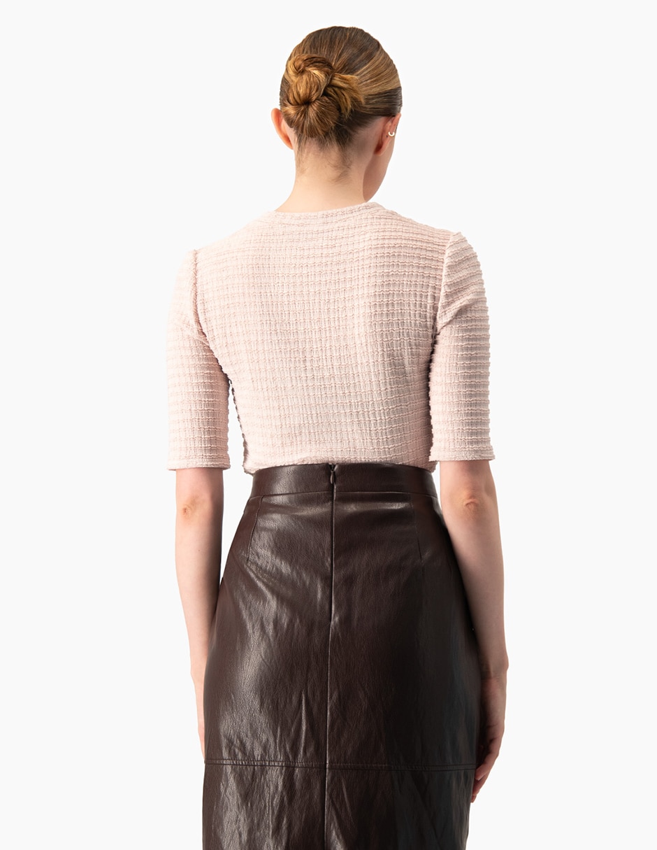 Blusa manga corta para mujer 7