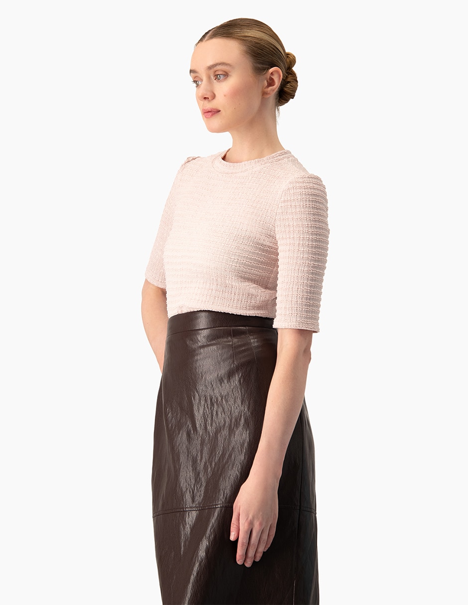 Blusa manga corta para mujer 5