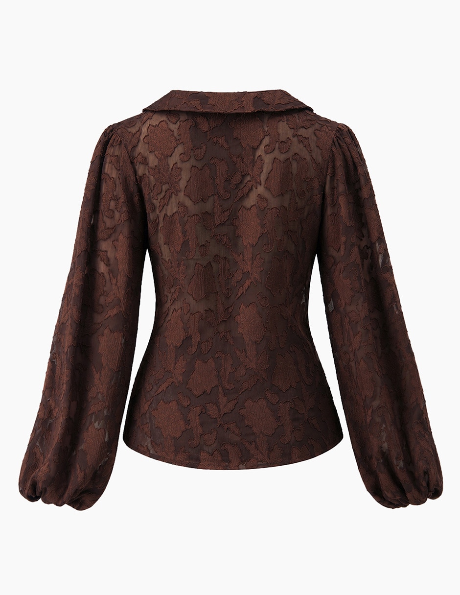 Blusa manga larga para mujer 6