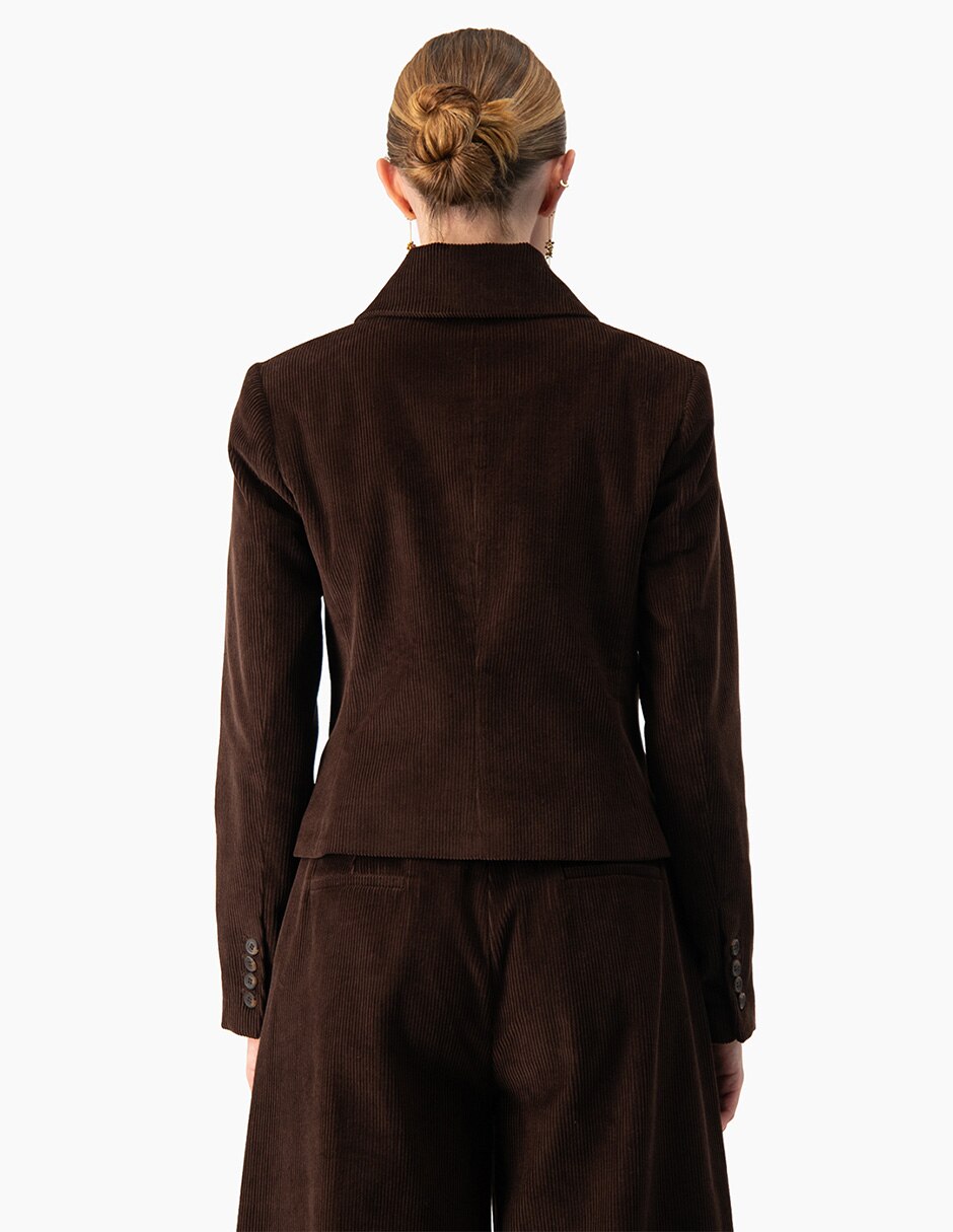 Chamarra casual de algodón para mujer 2