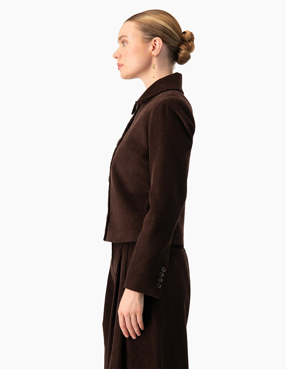 Chamarra casual de algodón para mujer 3