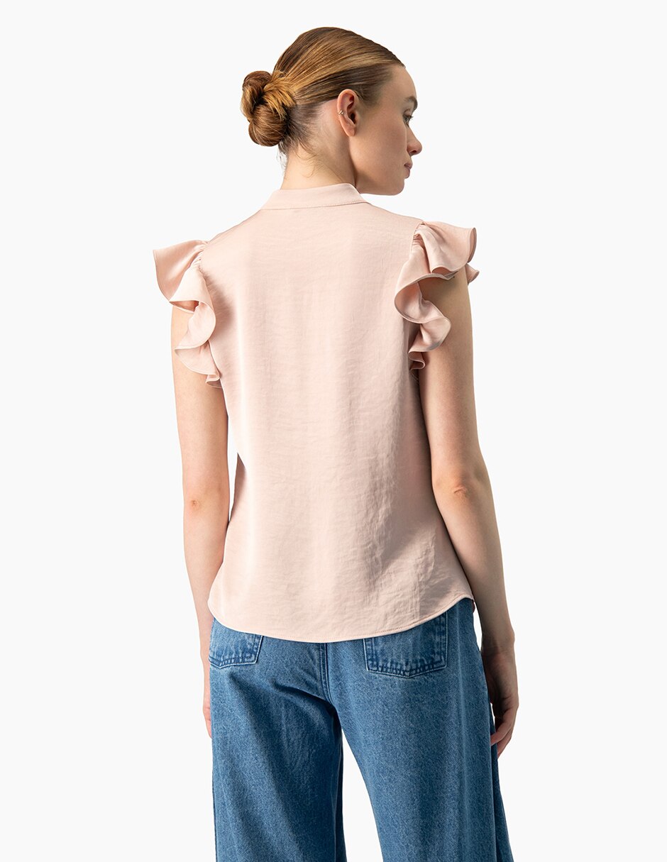 Blusa sin manga para mujer 2