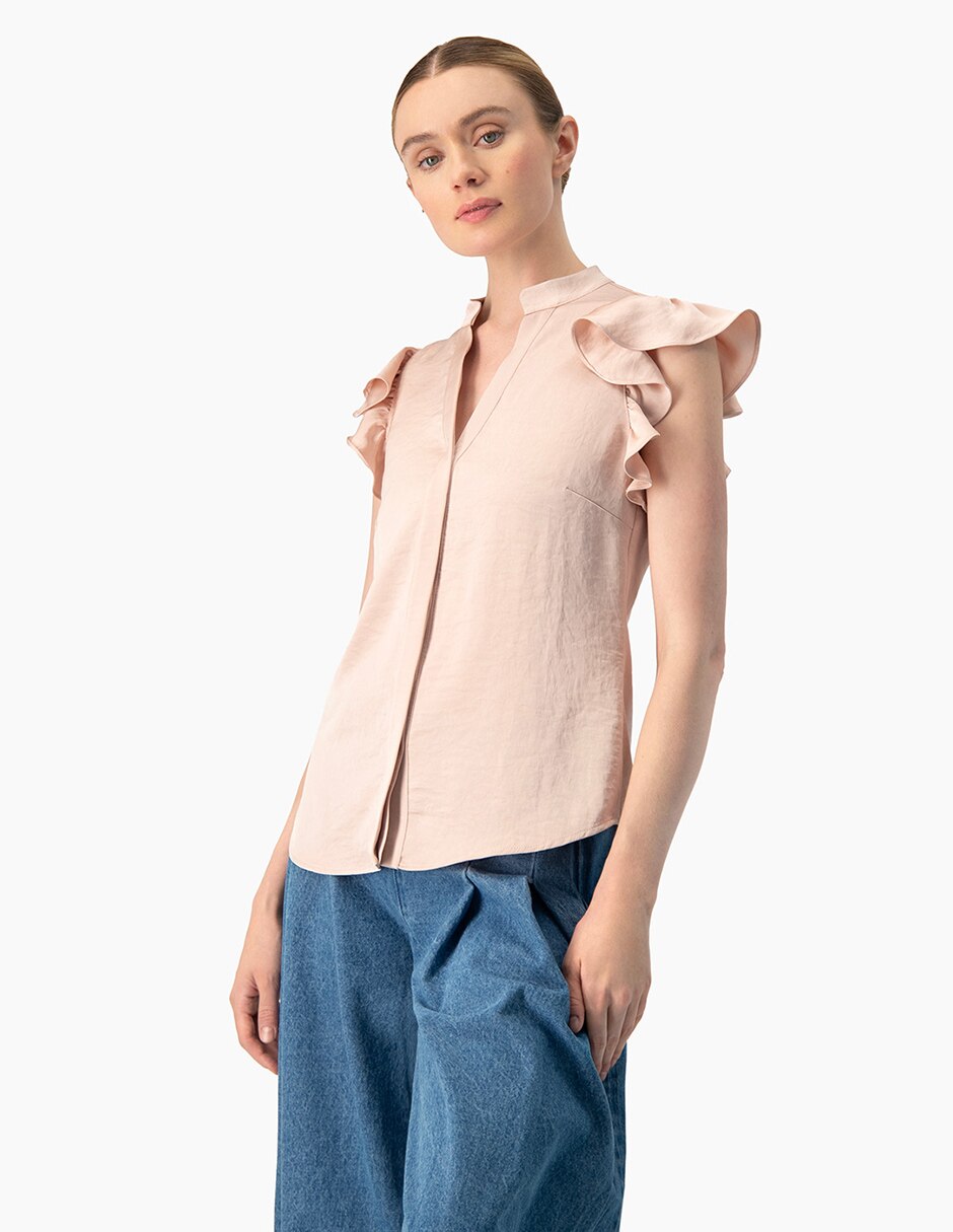 Blusa sin manga para mujer 3