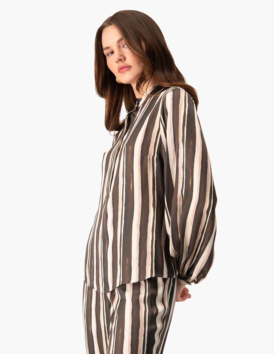 Blusa manga larga para mujer 5
