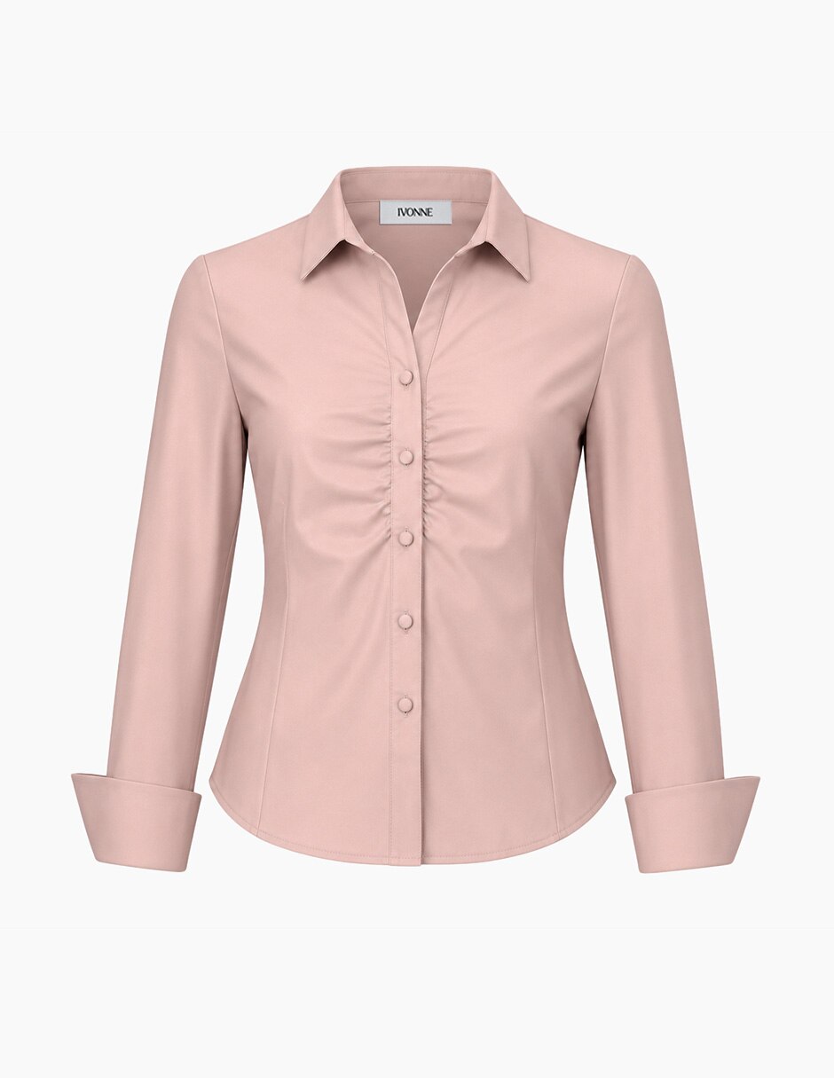 Blusa manga larga para mujer 6