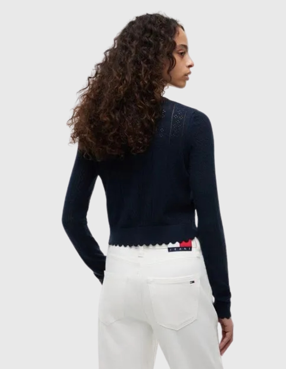 Suéter cuello redondo para mujer