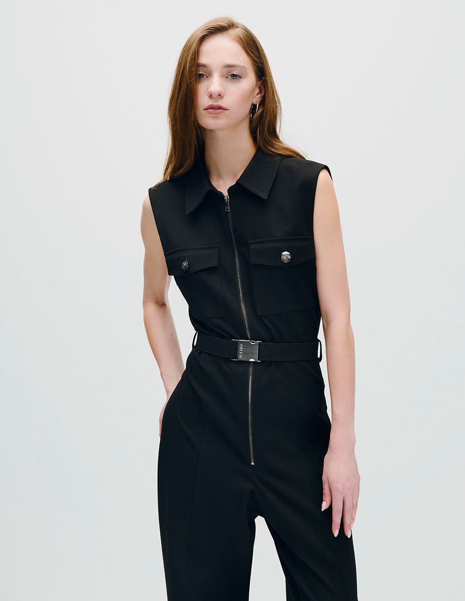 Jumpsuit de viscosa casual para mujer 4