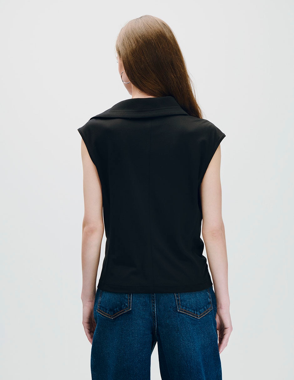 Blusa icon sin manga para mujer 3
