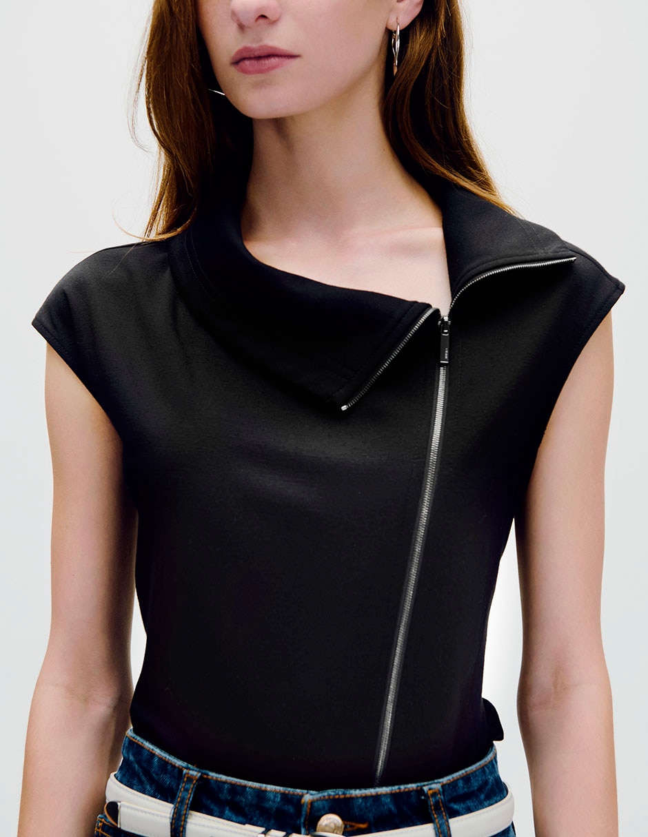 Blusa icon sin manga para mujer 2