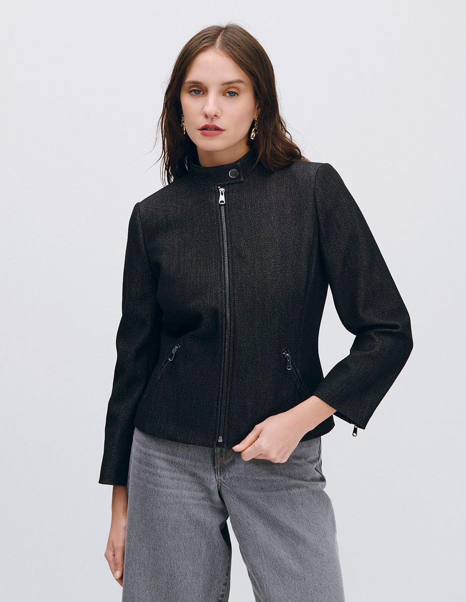 Chamarra casual icon para mujer