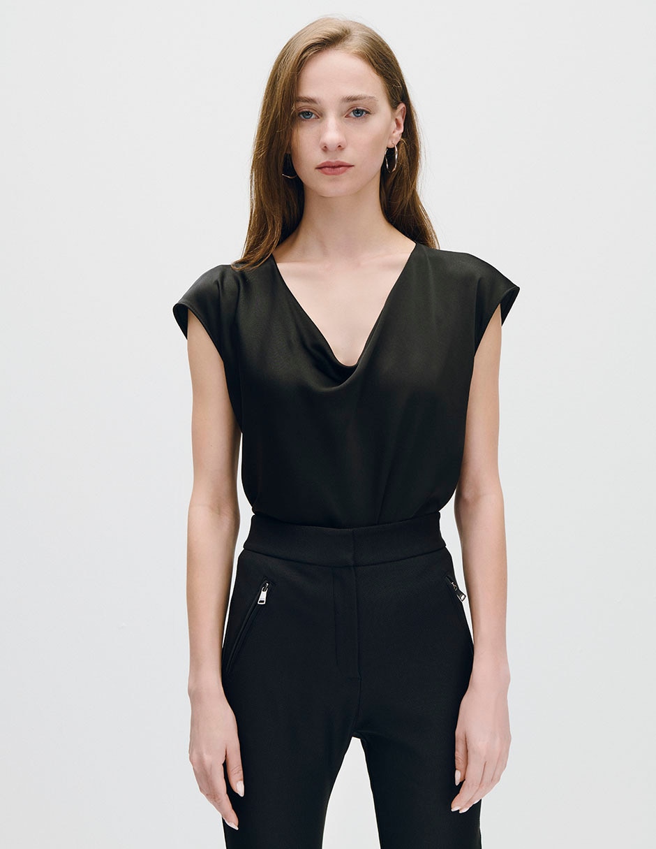 Blusa icon manga corta para mujer