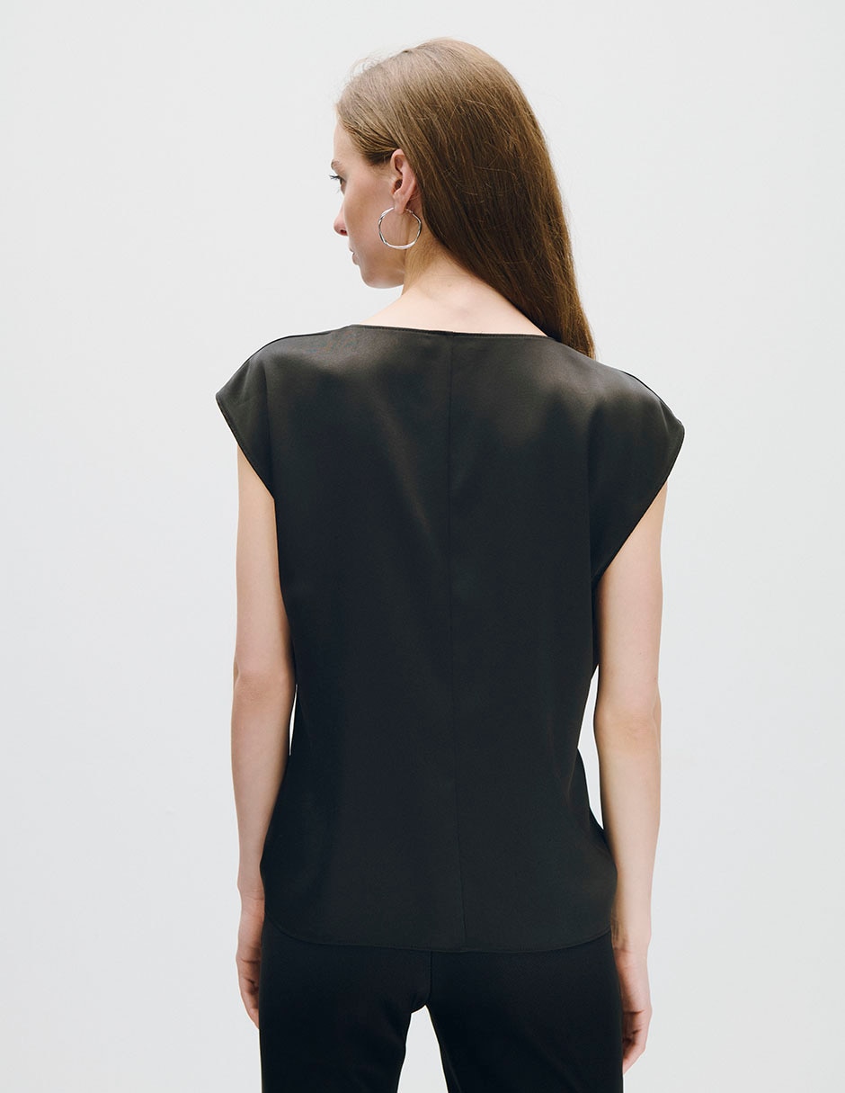 Blusa icon manga corta para mujer