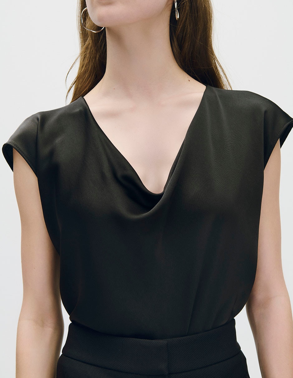 Blusa icon manga corta para mujer