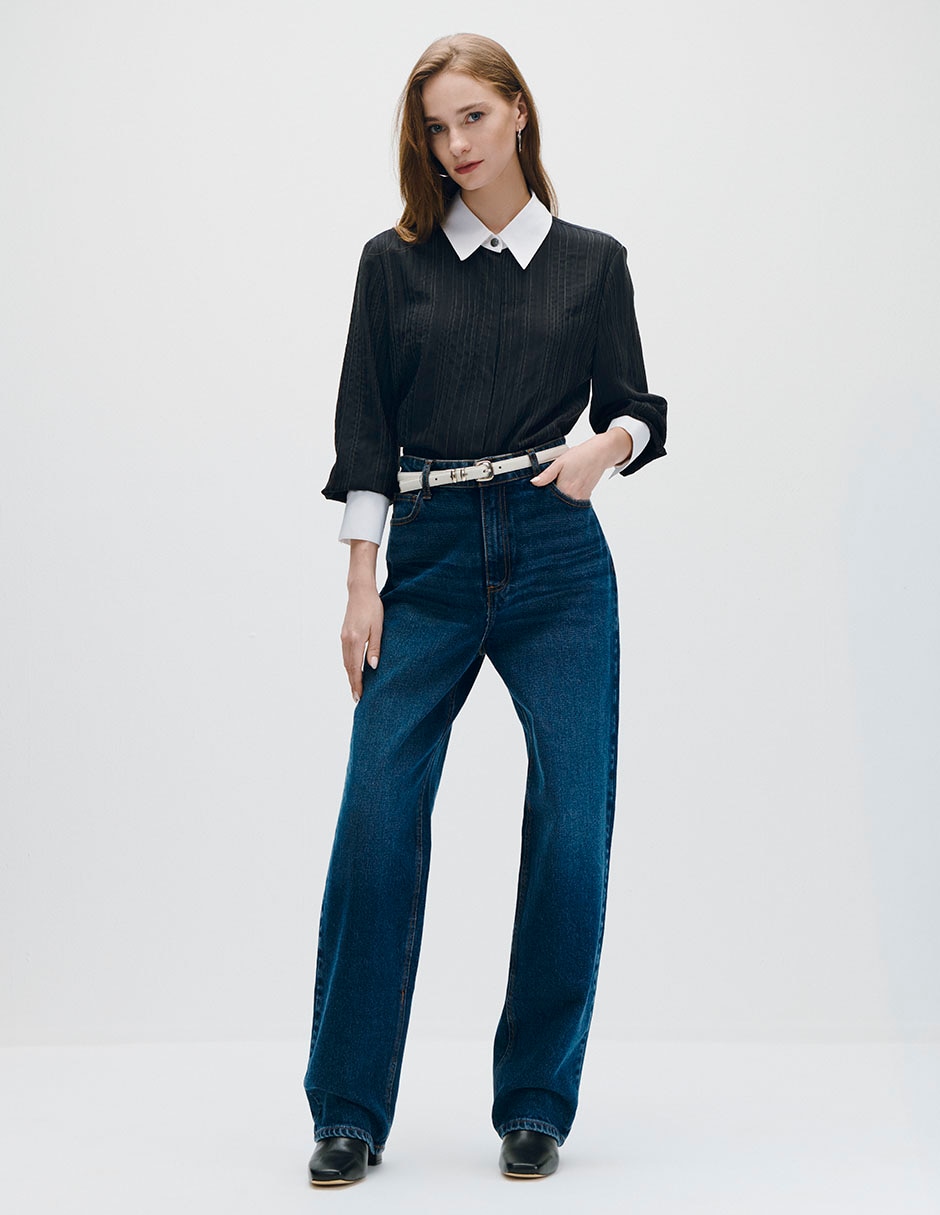 Blusa manga larga para mujer 4