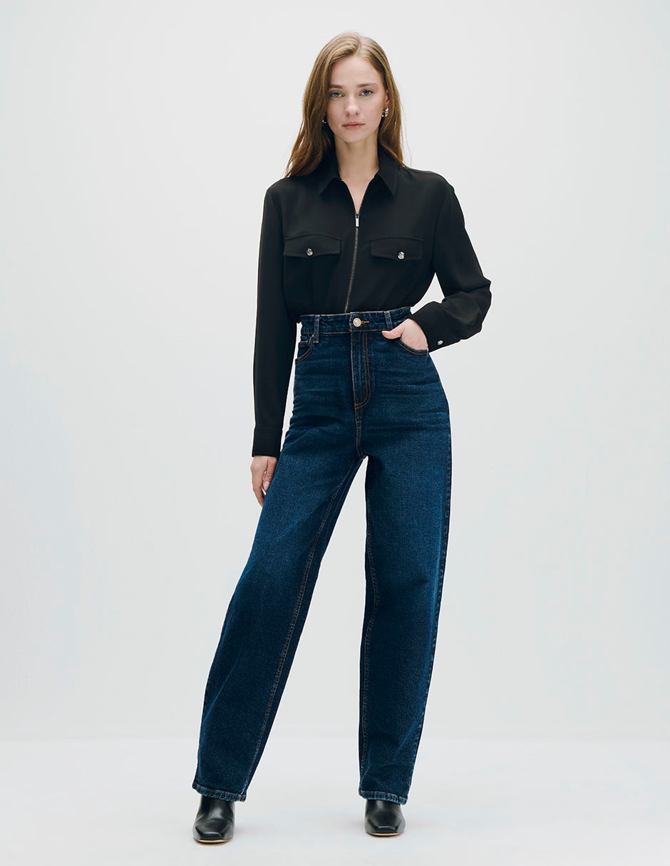 Blusa manga larga para mujer 4