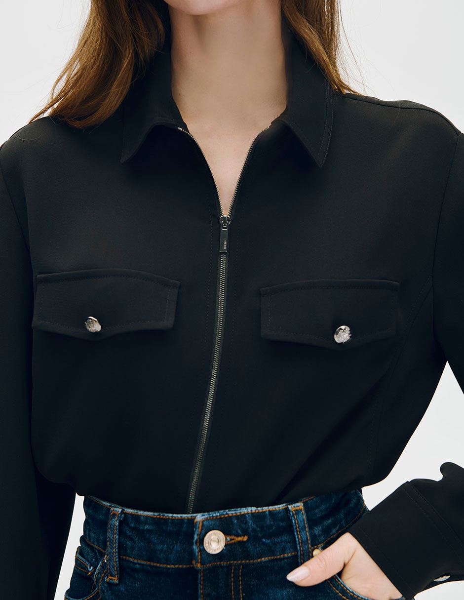 Blusa manga larga para mujer 2