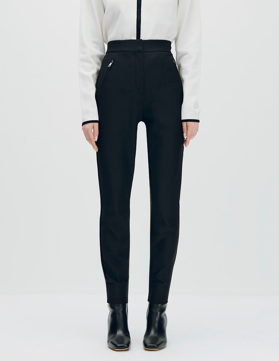 Legging a la cintura alta con cierre para mujer Legging a la cintura alta con cierre para mujer