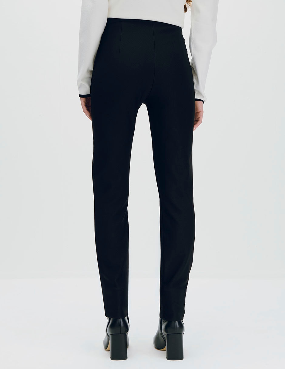 Legging a la cintura alta con cierre para mujer 3