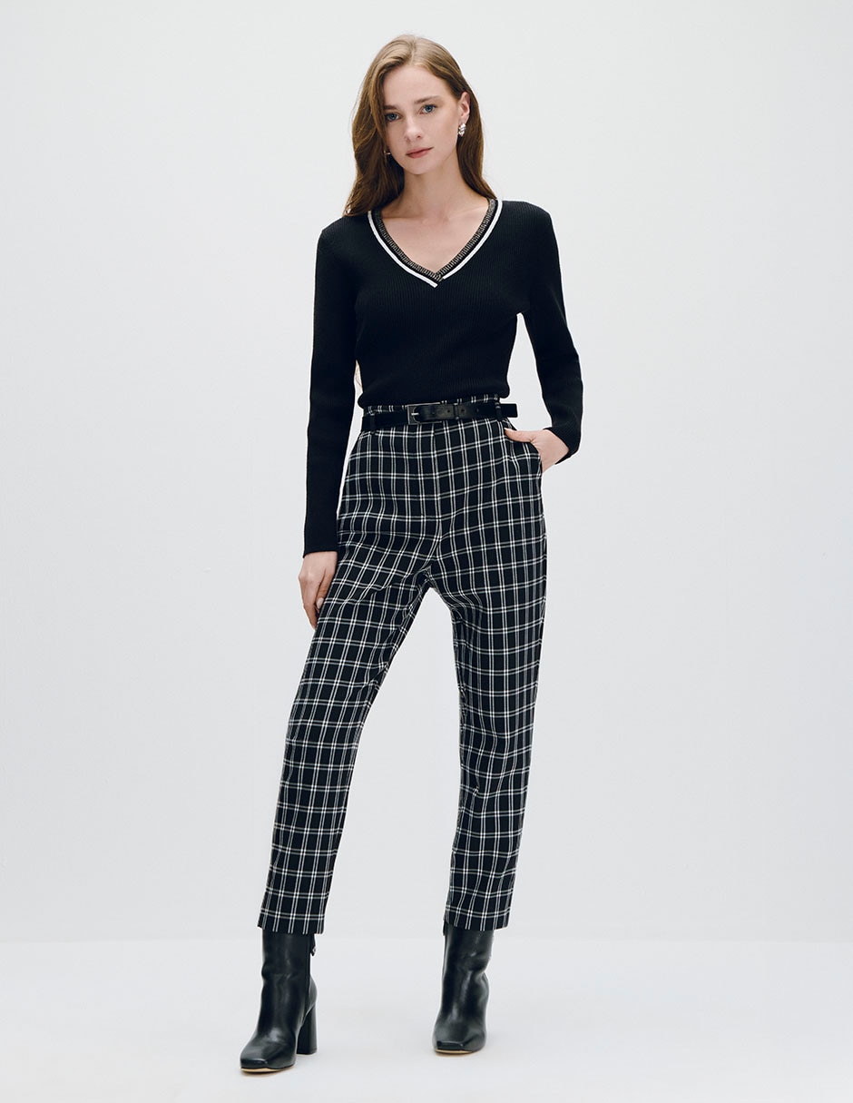 Pantalón regular para mujer 4