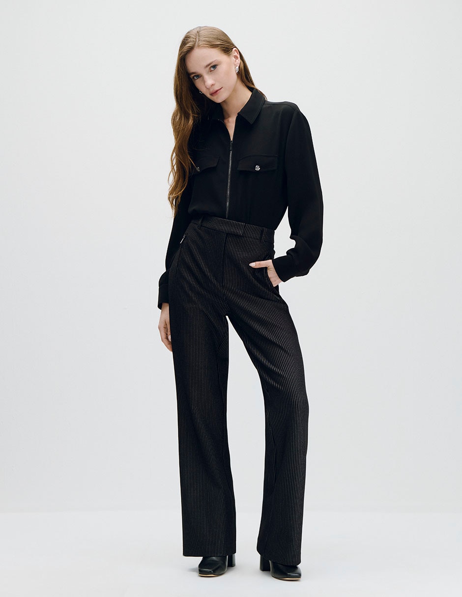 Pantalón acampanado para mujer 4