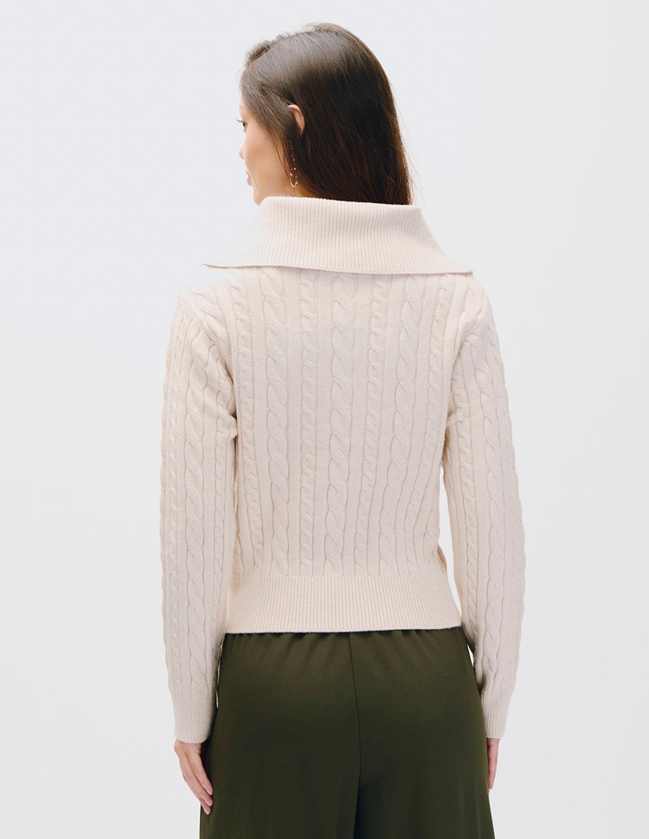 Suéter cuello alto para mujer 3