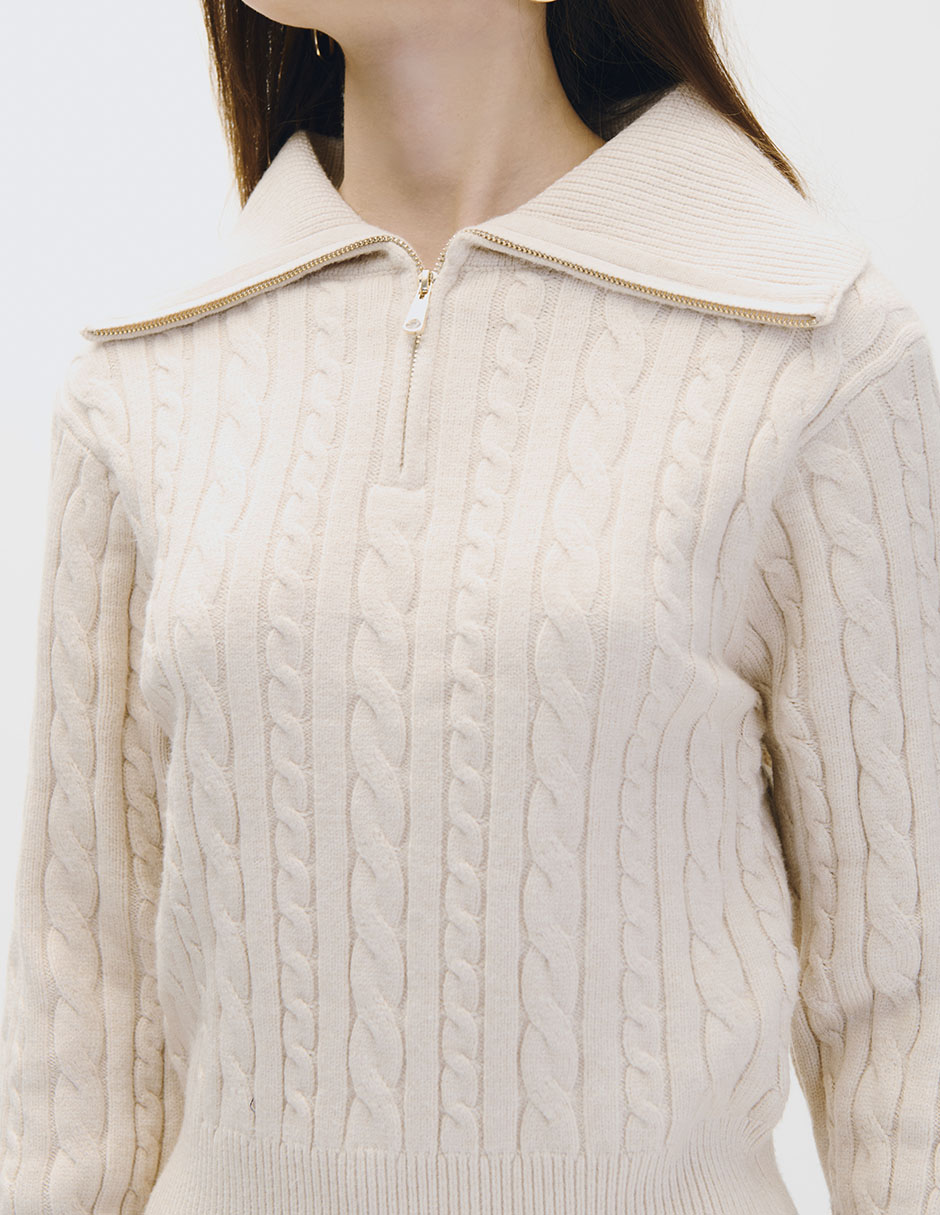 Suéter cuello alto para mujer 4