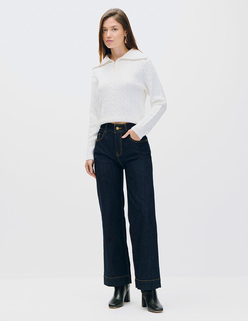 Suéter cuello alto para mujer 2