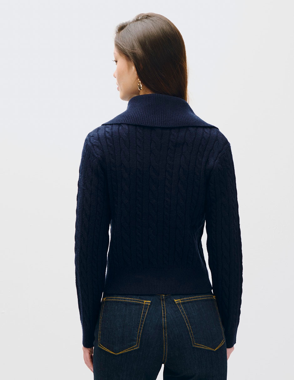 Suéter cuello alto para mujer 3