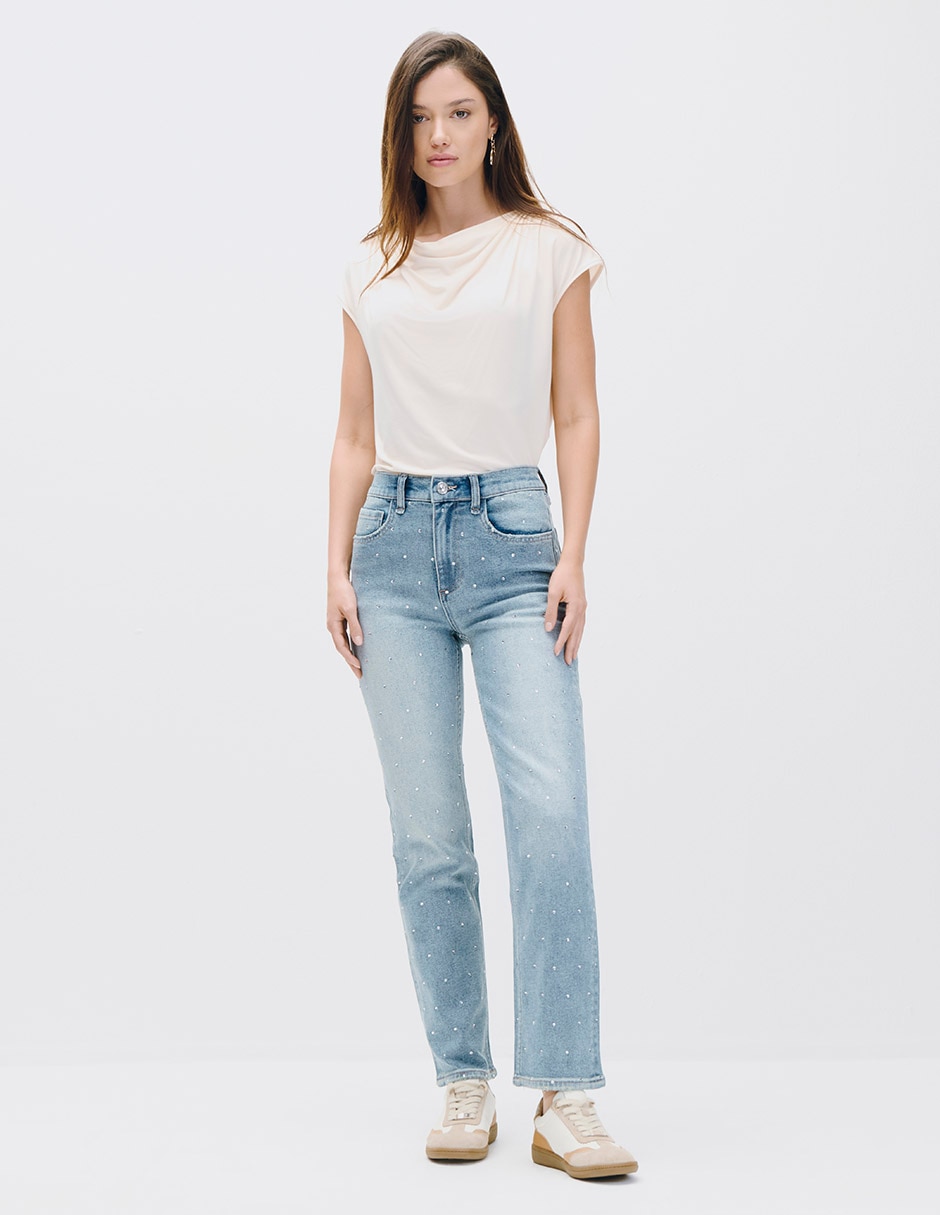 Blusa manga corta para mujer 4