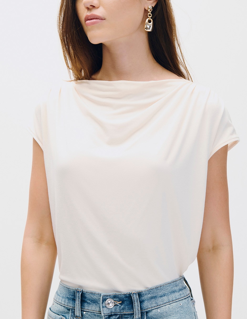 Blusa manga corta para mujer 2