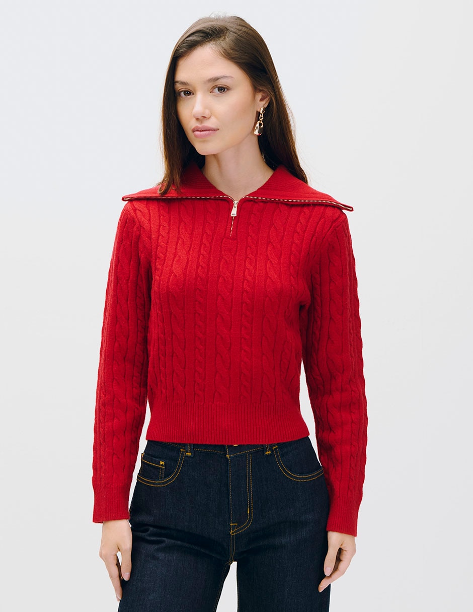 Suéter cuello alto para mujer Suéter cuello alto para mujer
