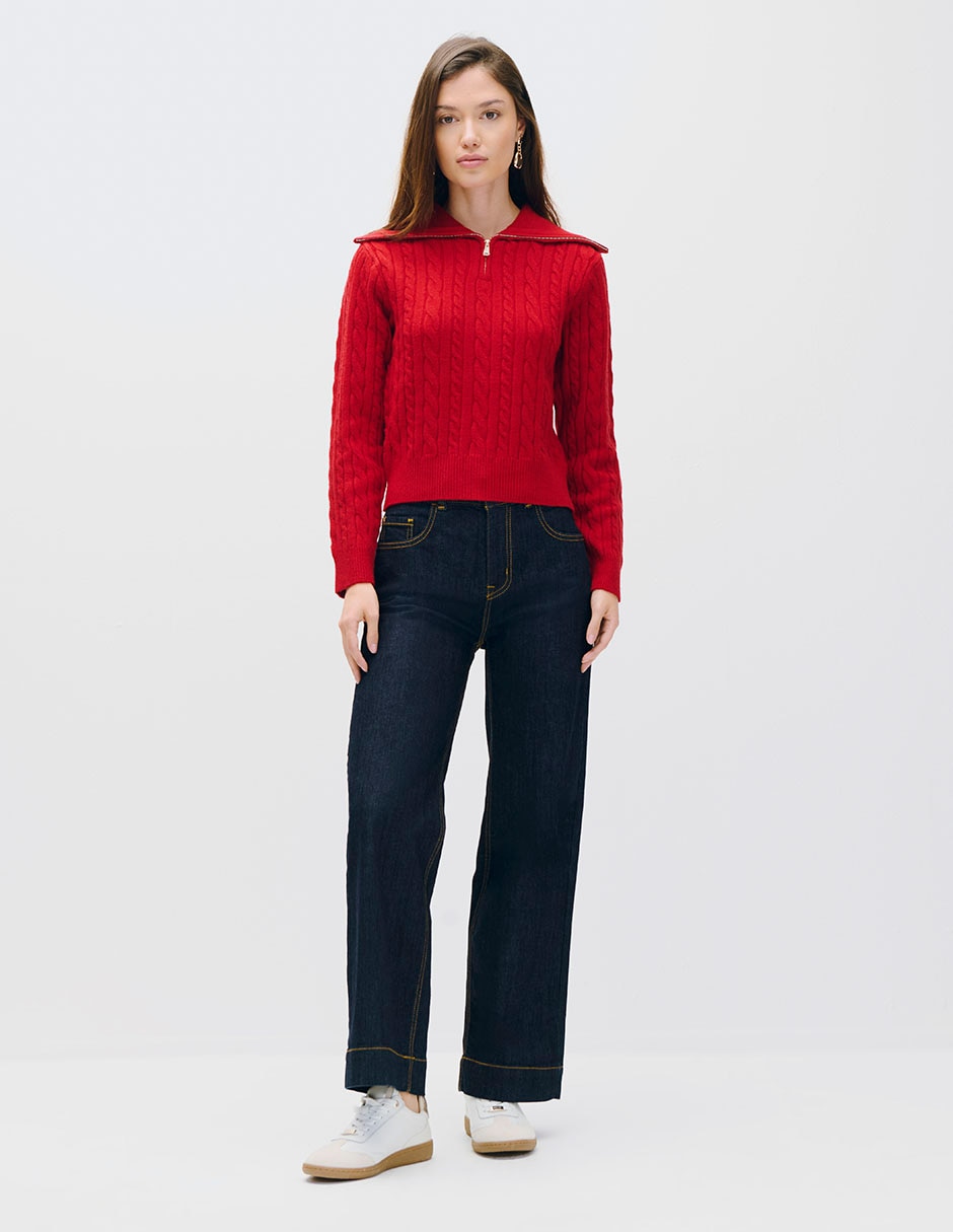 Suéter cuello alto para mujer 2