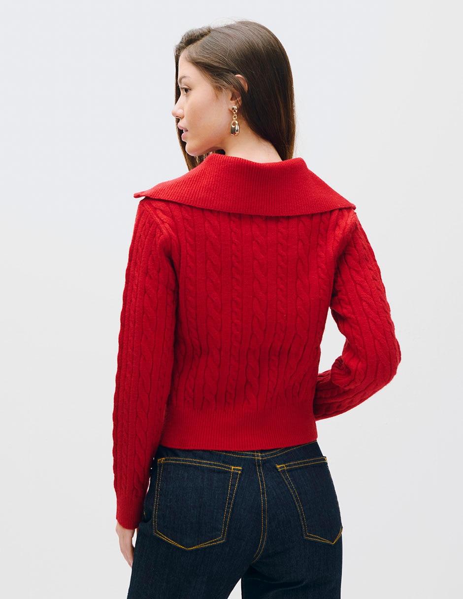 Suéter cuello alto para mujer 3