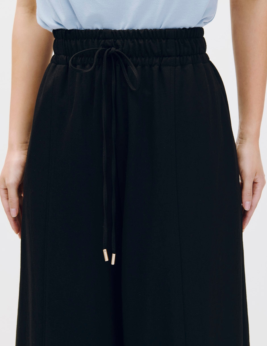 Pantalón relaxed Esencial Moda Wide leg para mujer 2