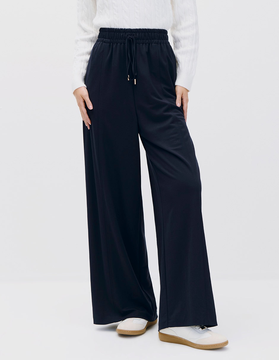 Pantalón relaxed Esencial Moda Wide leg para mujer Pantalón relaxed Esencial Moda Wide leg para mujer