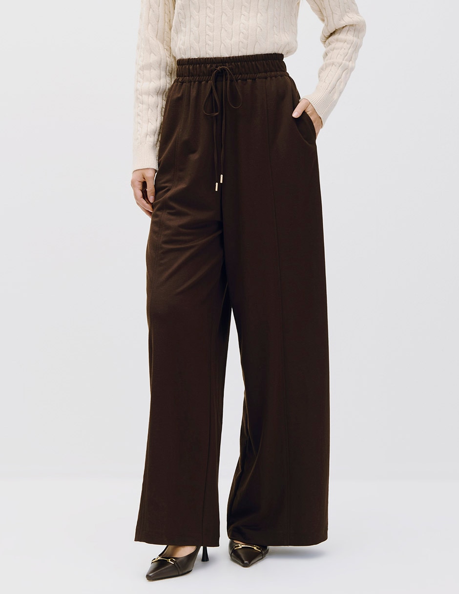 Pantalón relaxed Esencial Moda Wide leg para mujer Pantalón relaxed Esencial Moda Wide leg para mujer