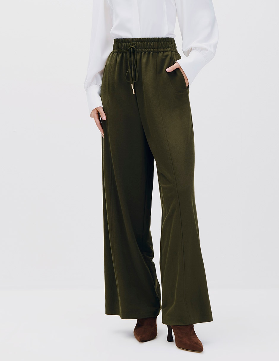 Pantalón relaxed wide leg para mujer Pantalón relaxed wide leg para mujer