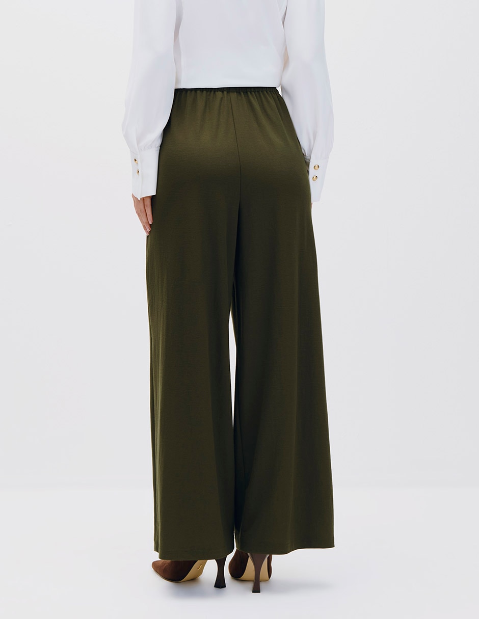 Pantalón relaxed wide leg para mujer 3