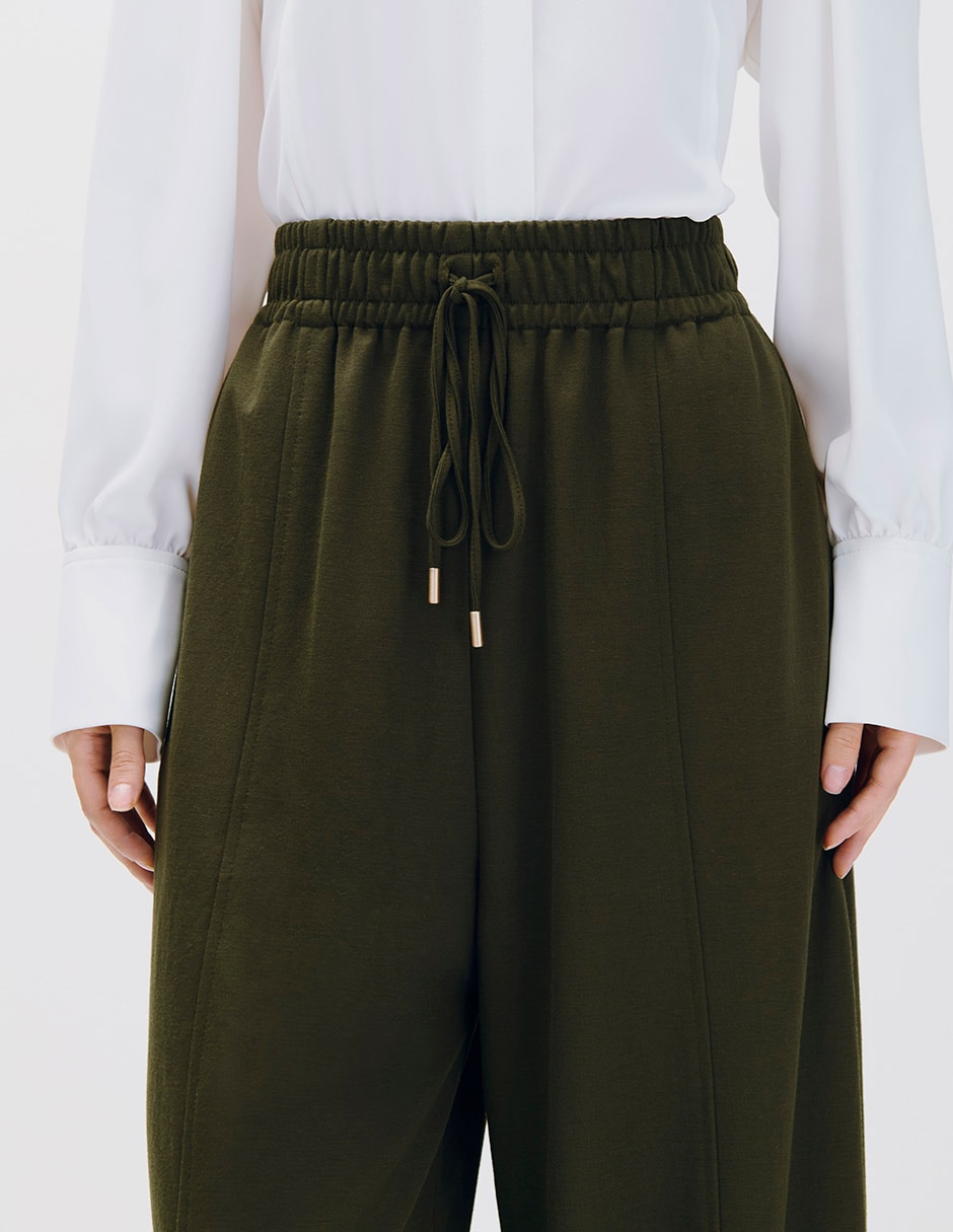 Pantalón relaxed wide leg para mujer 2