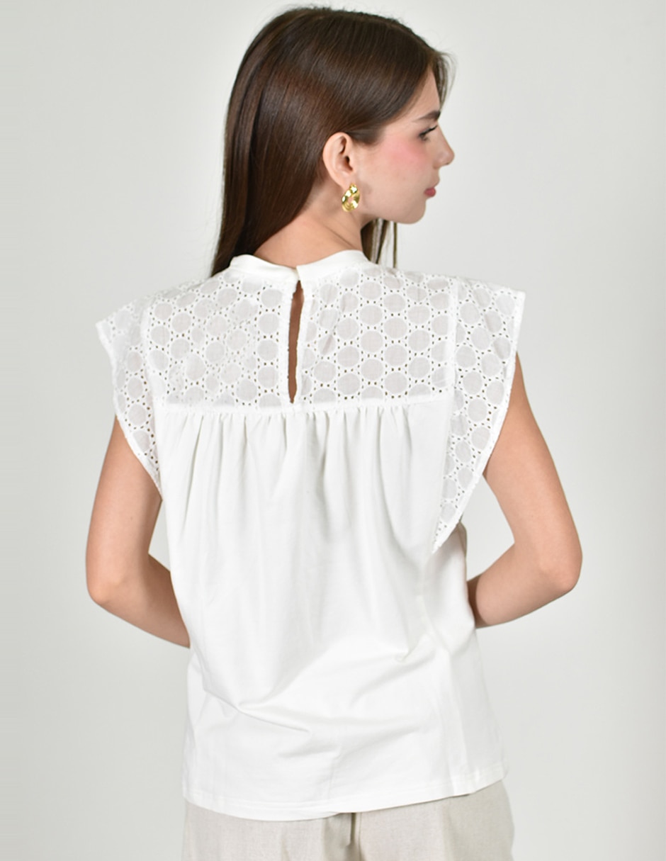 Blusa manga corta para mujer 2