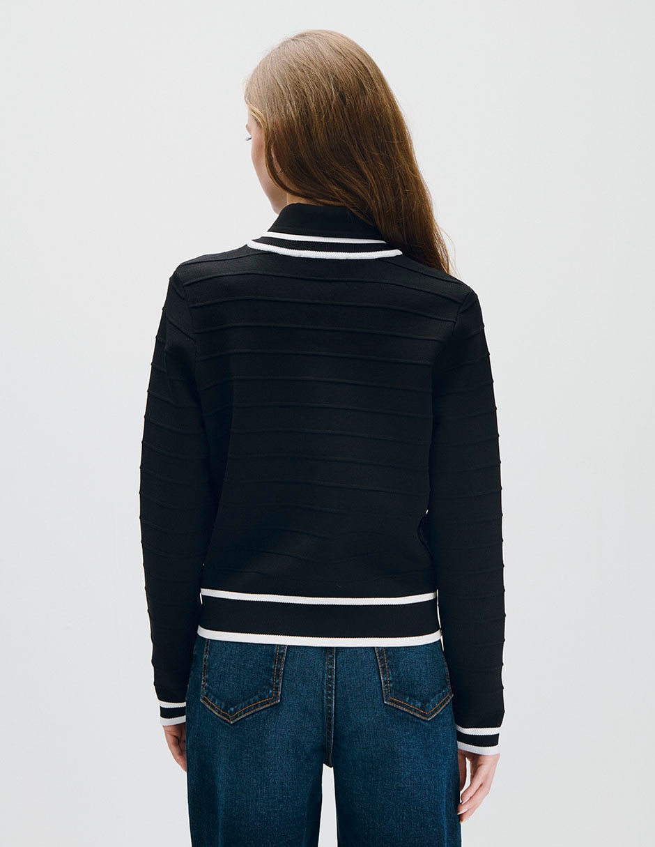 Suéter cuello redondo para mujer 3
